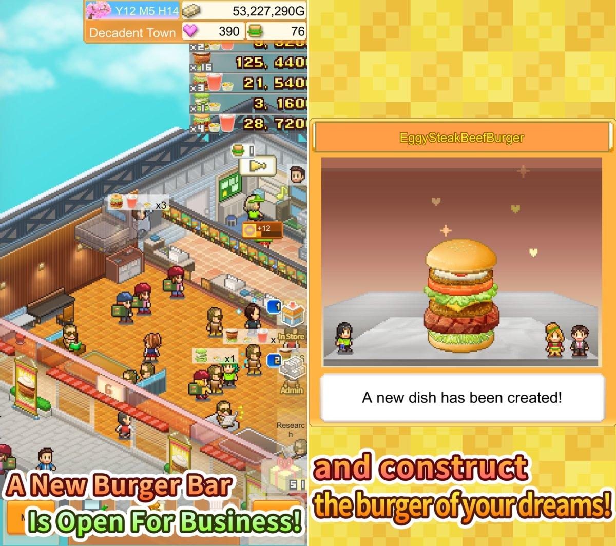 burger bistro story capture game ipa iphone ipad