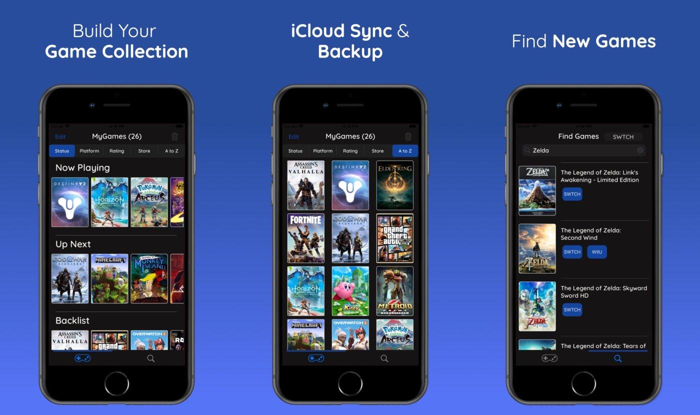 mygames database capture app ipa iphone ipad