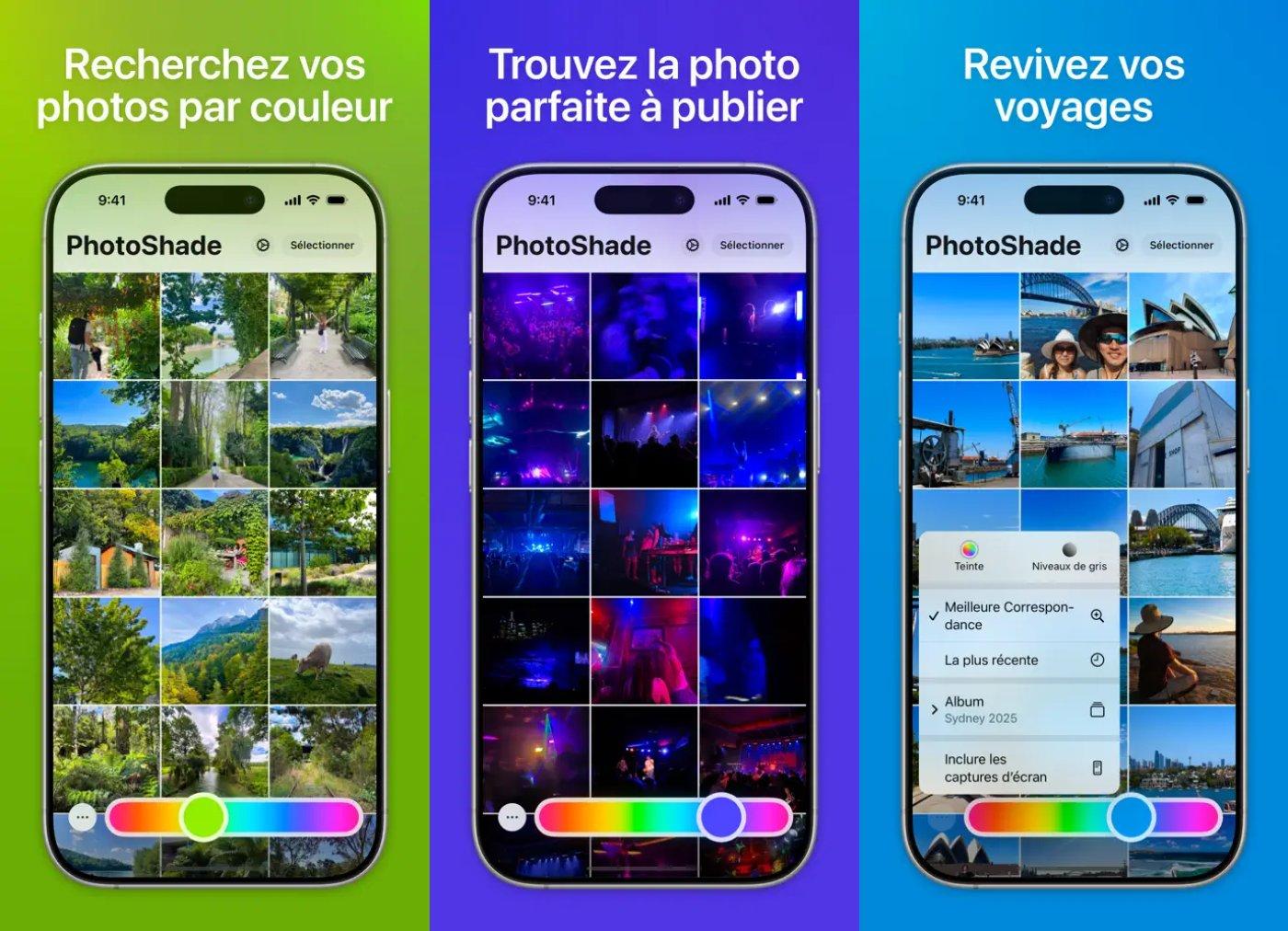 photoshade recherche couleur capture app ipa iphone