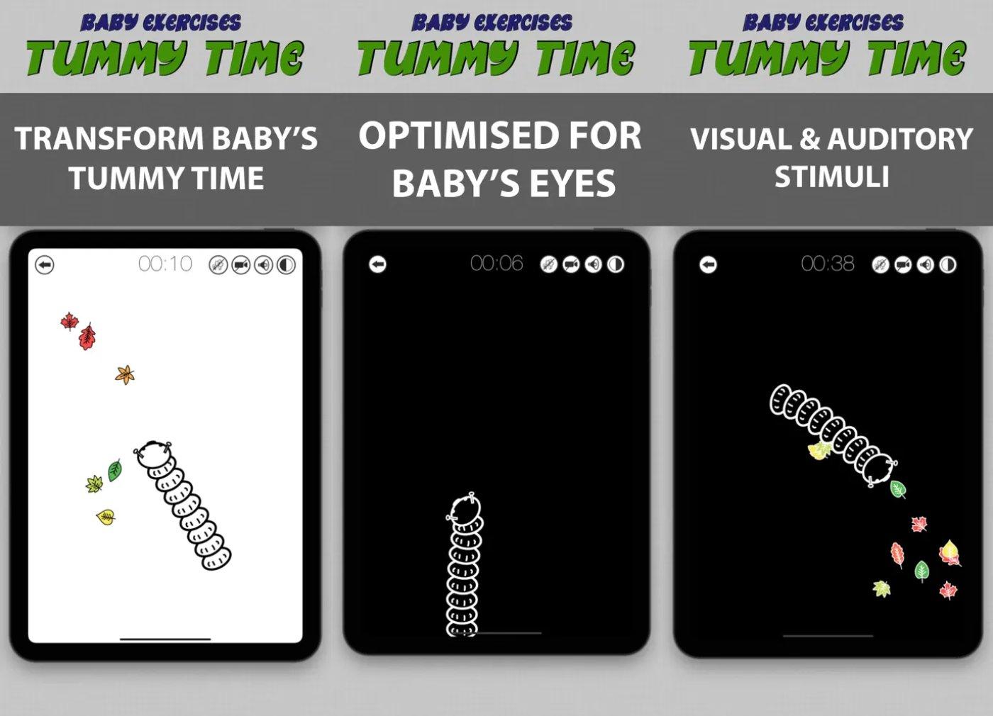 baby exercises tummy time capture app ipa iphone ipad