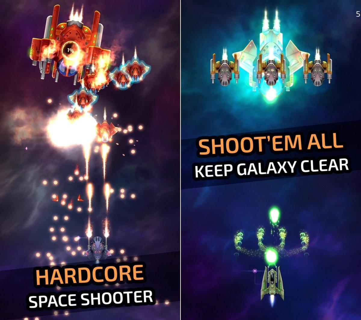 galaxy keeper space shooter capture jeu ipa iphone ipad