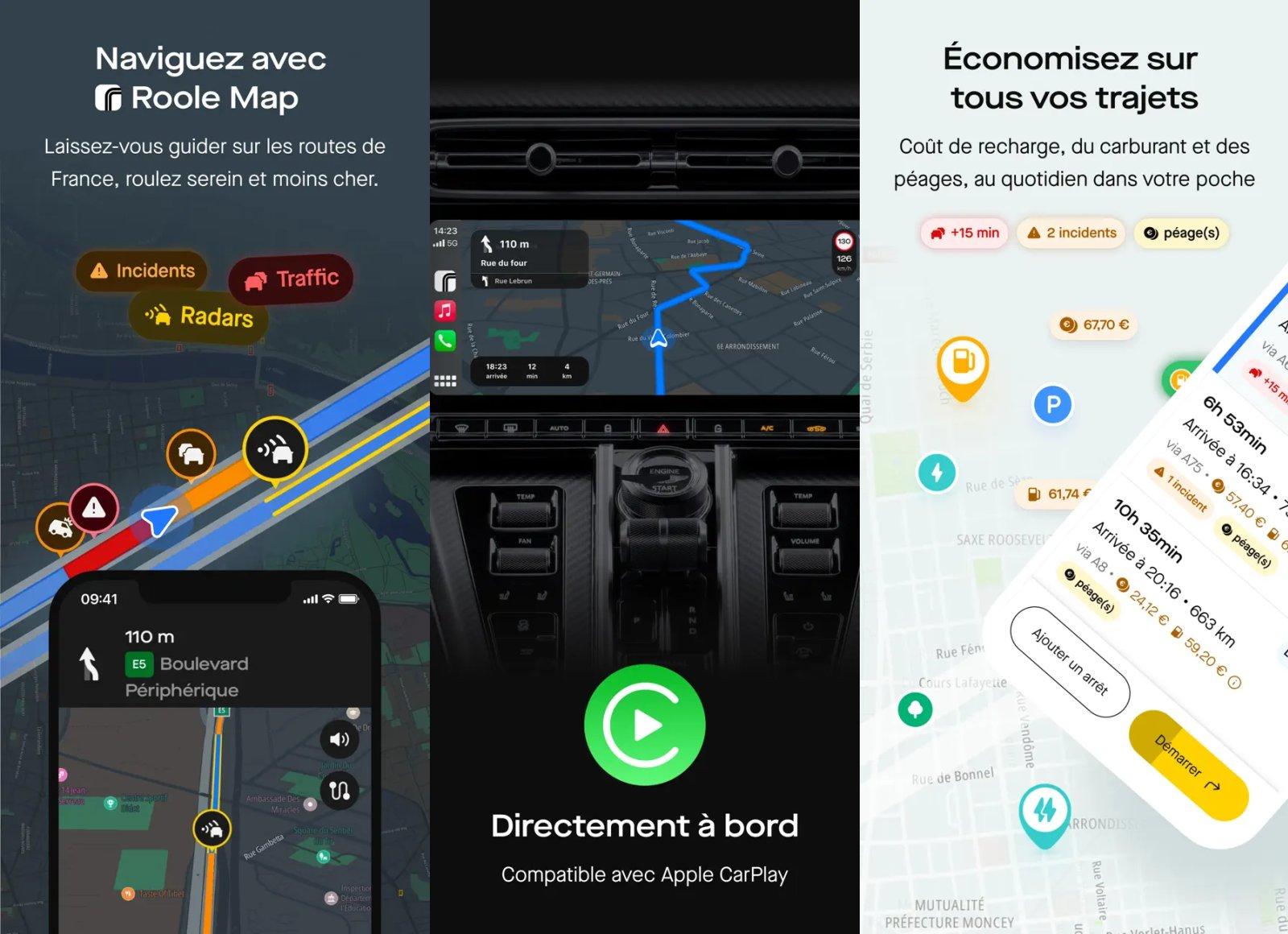 roole map borne navigation capture app ipa iphone