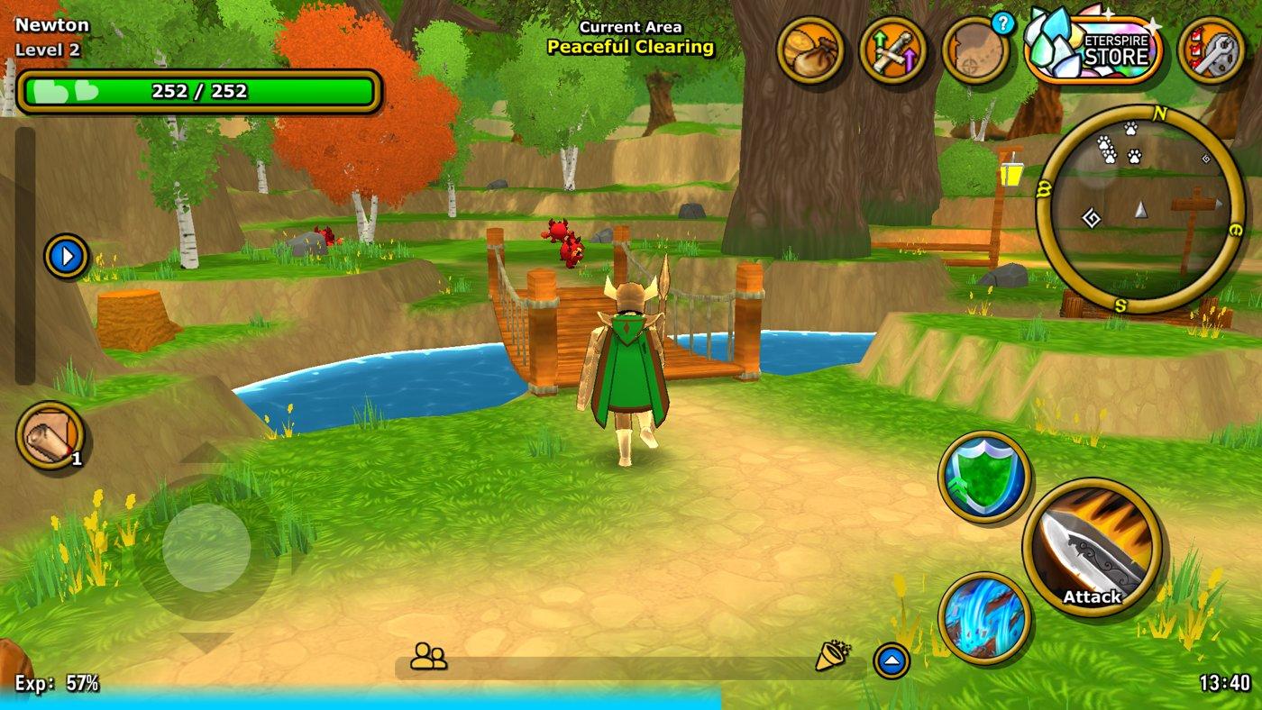 eterspire fantasy mmorpg capture jeu ipa iphone ipad