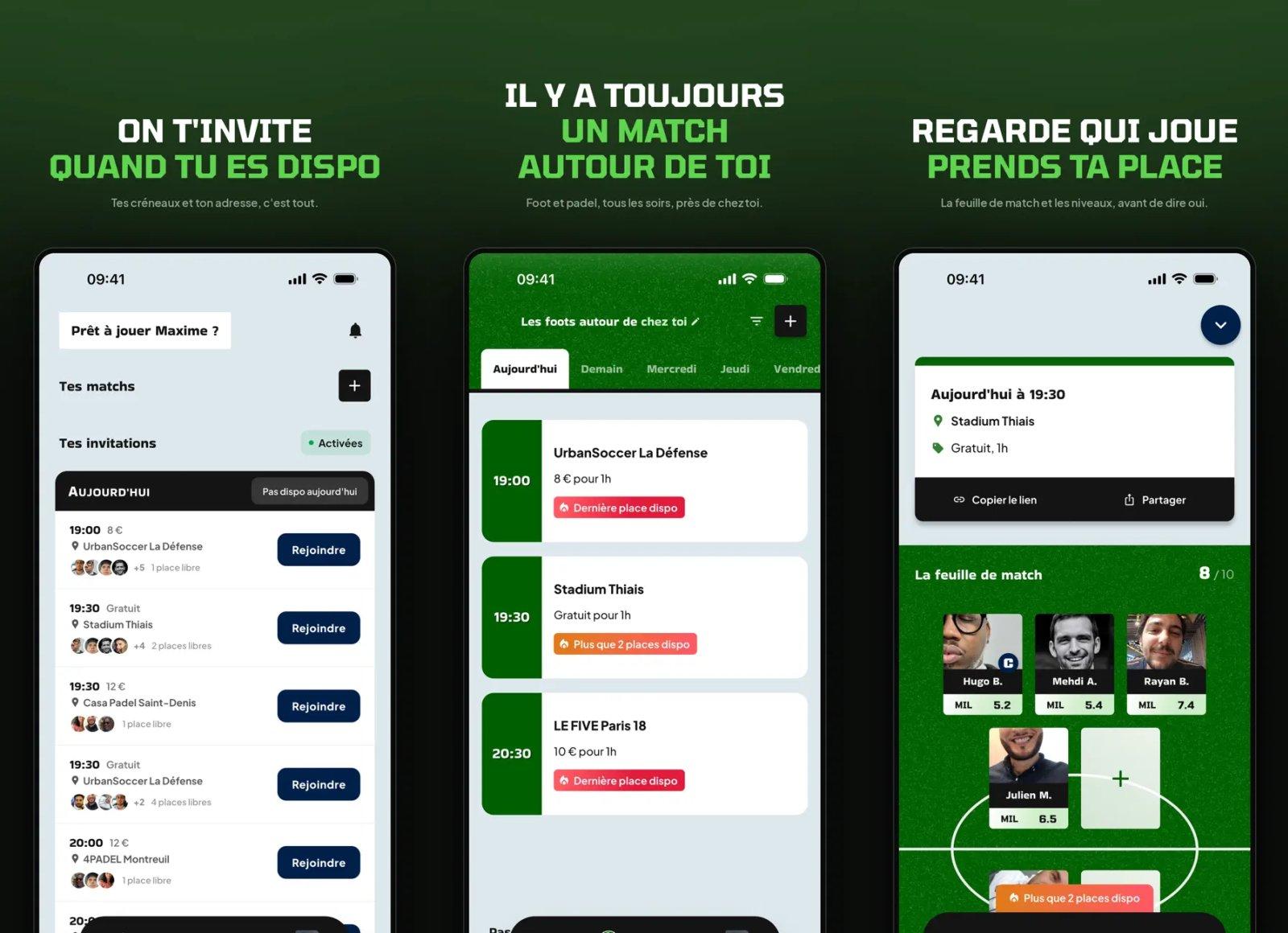 poteau foot a 5 et padel capture app ipa iphone ipad