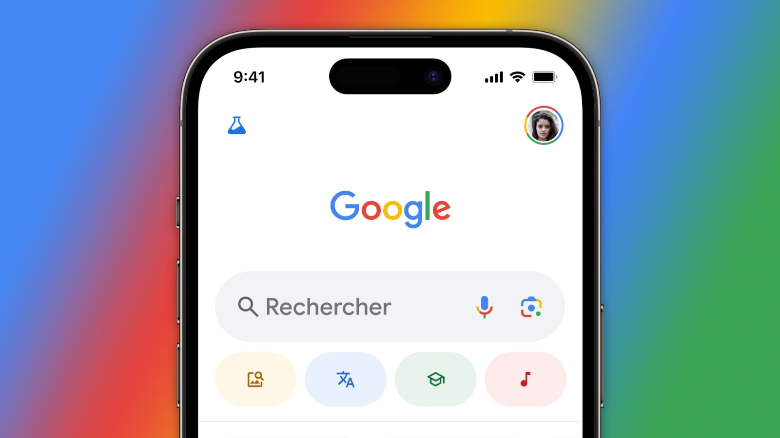 google app ios search