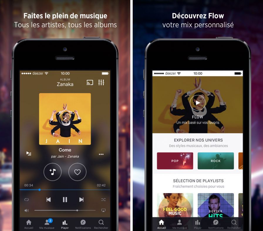 Перенести музыку из apple music в deezer