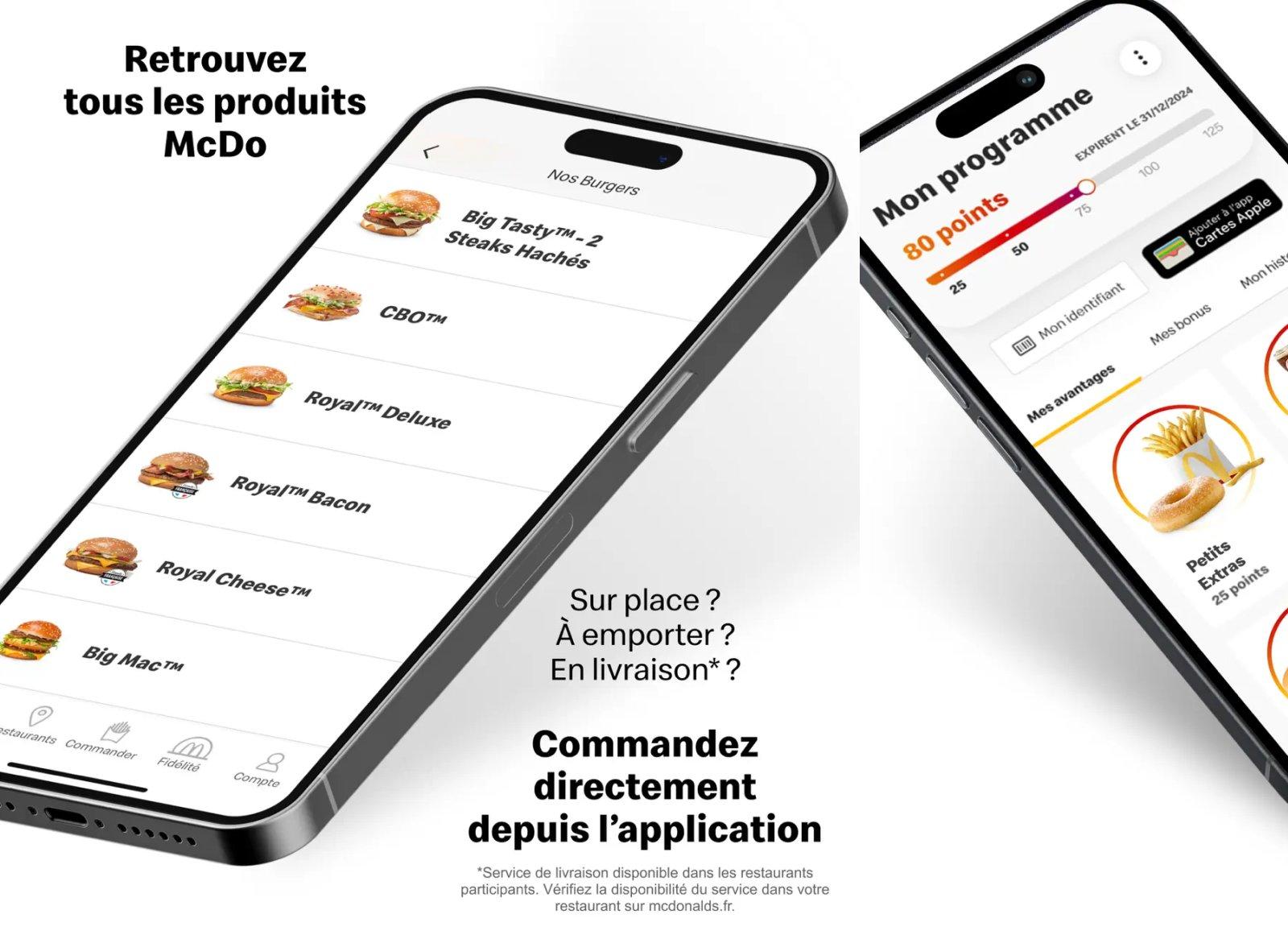 mcdo faites vous livrer capture app ipa iphone