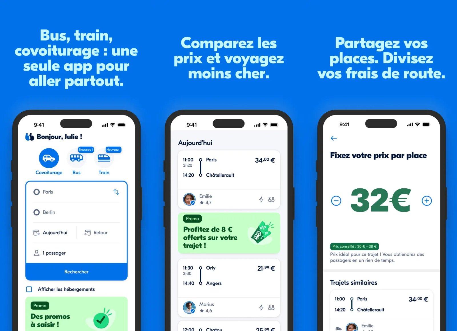 blablacar bus train covoit capture app ipa iphone
