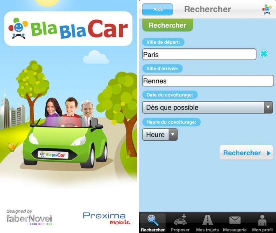 Blablacar заказать машину