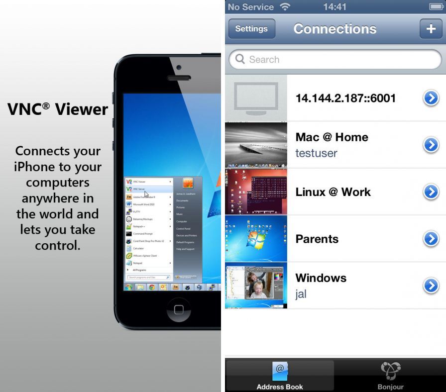 instal the new version for ipod UltraVNC Viewer 1.4.3.5