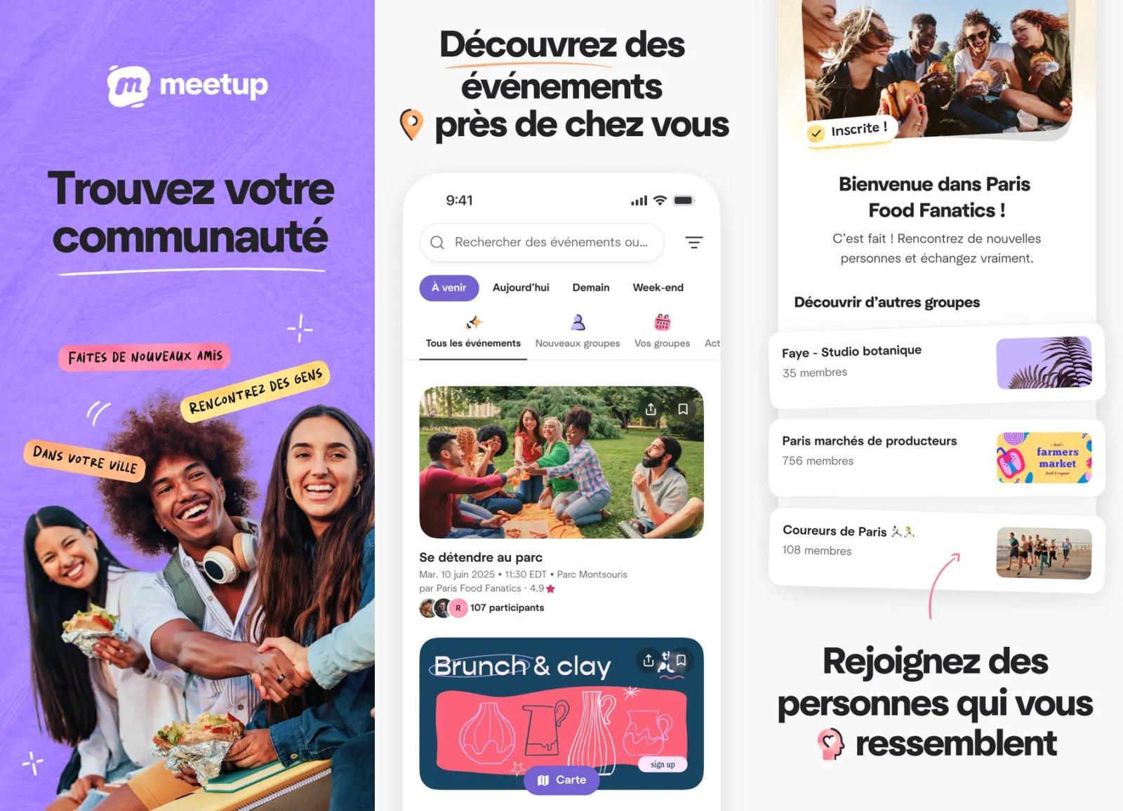 meetup evenements et groupes capture app ipa iphone