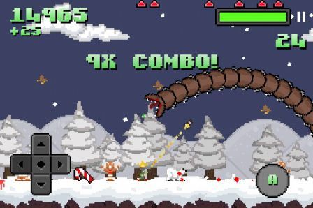 super-mega-worm-vs-santa