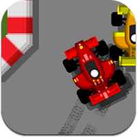 retro racing icon