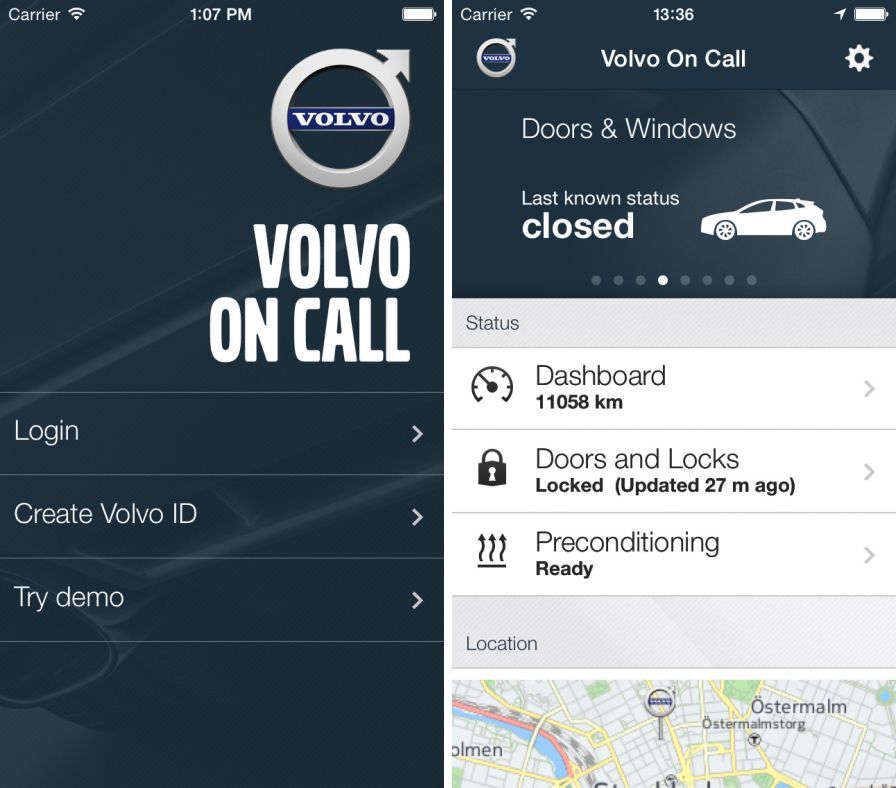 Подписка volvo on call