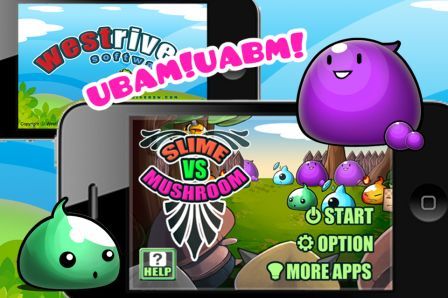 slime-vs-mushroom slime-vs-mushroom