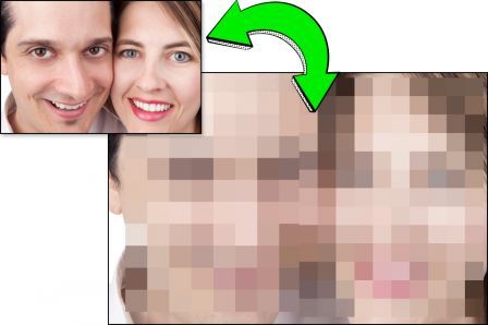 pixelated pixelated