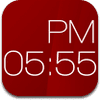red-clock-hd-alarm-weather-ipad red-clock-hd-alarm-weather-ipad