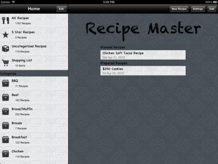 recipe-master-ipad