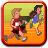retro athletics icon