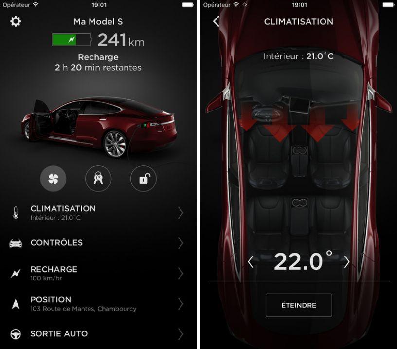 Приложение tesla на iphone