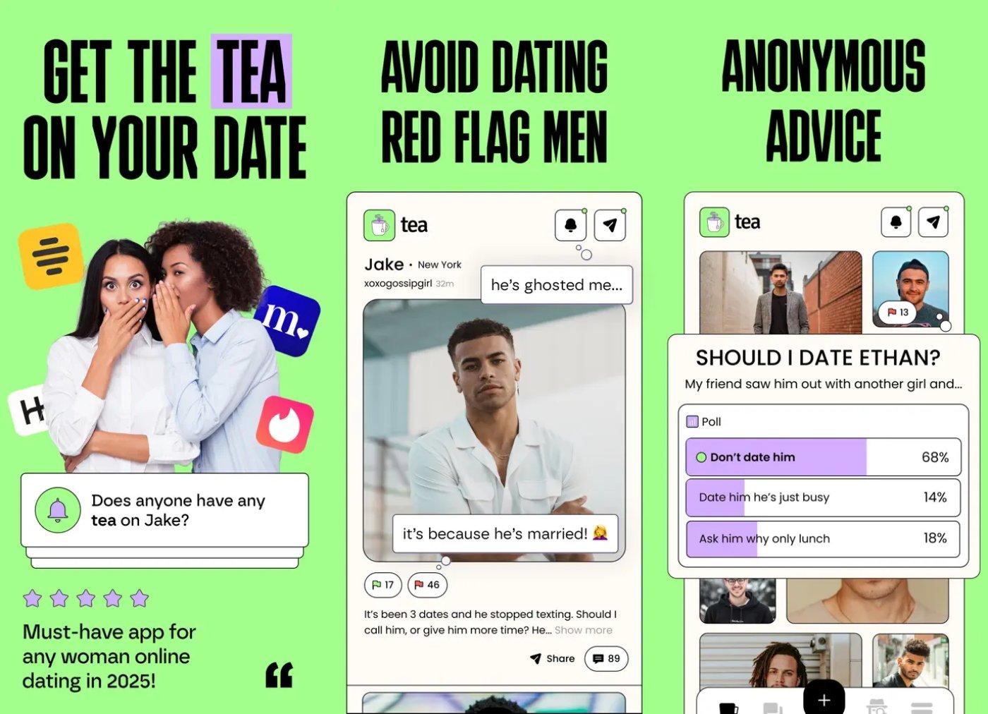 tea dating advice capture app ipa iphone ipad