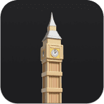 landmarks famous sights in 3d icon