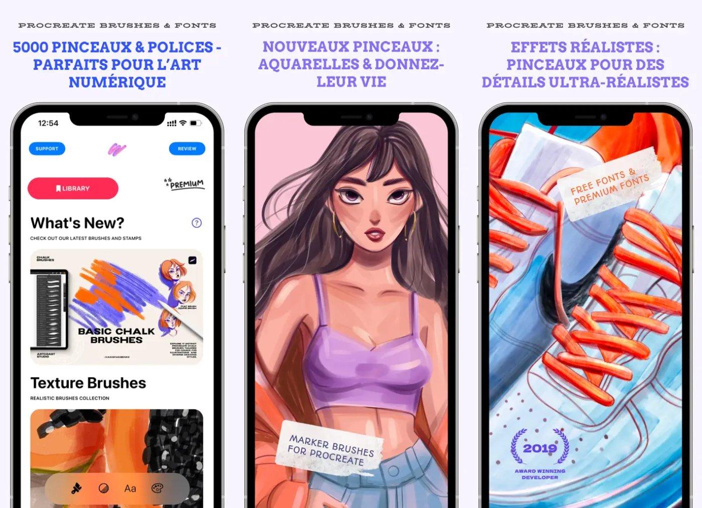 premium brushes for procreate capture app ipa iphone