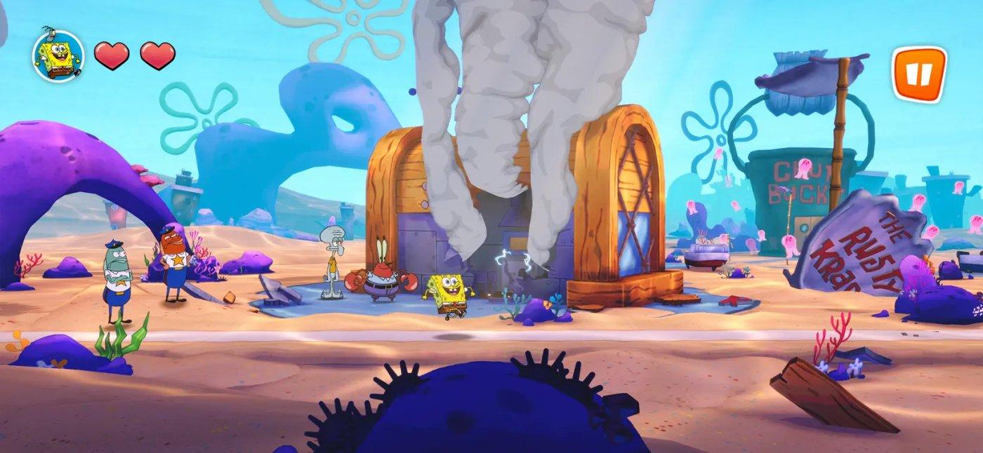 bob l eponge pate de crabe 2 capture jeu ipa iphone