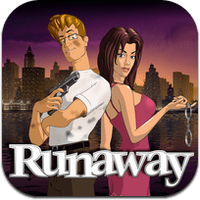 runaway a road  icon