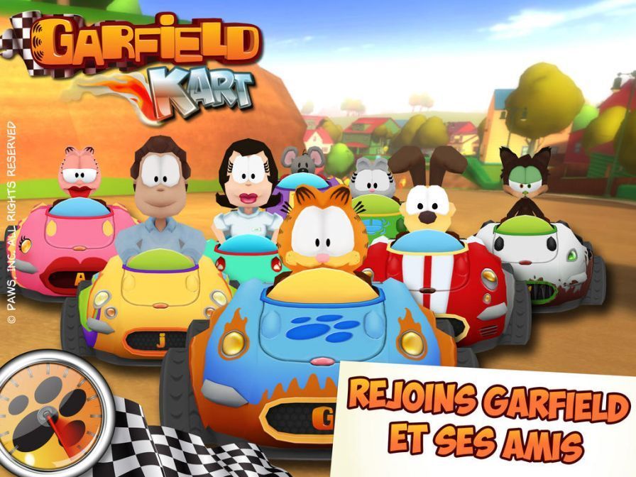garfield kart frame drop garfield kart frame drop