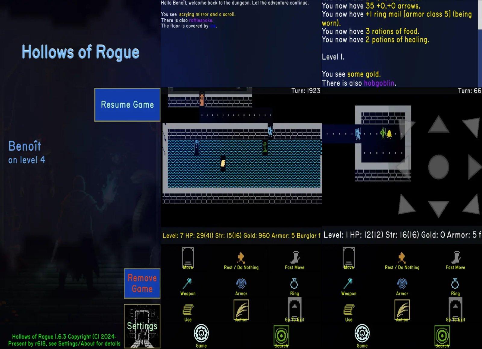hollows of rogue capture jeu ipa iphone