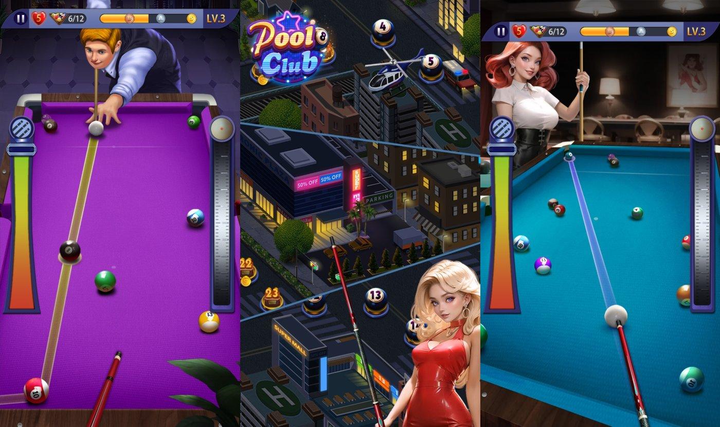 billiards pool 8 club 3d capture jeu ipa iphone