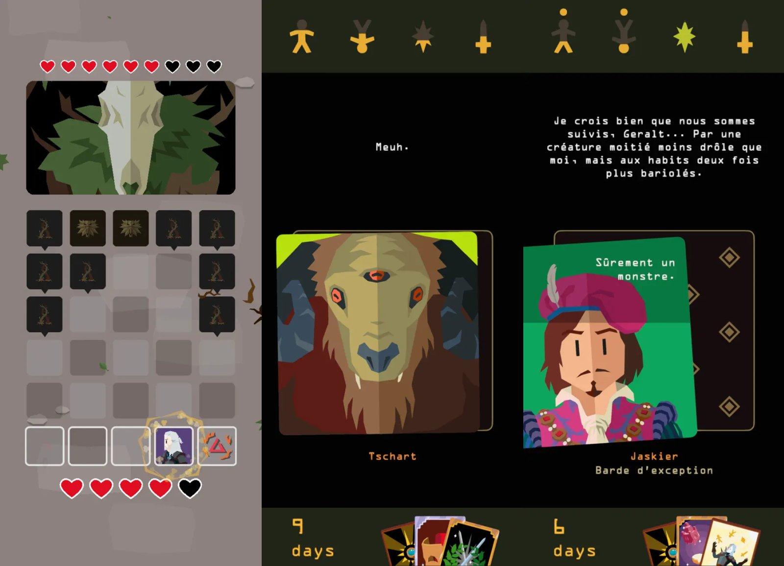 Reigns: The Witcher : Geralt swipe sa destinée sur mobile