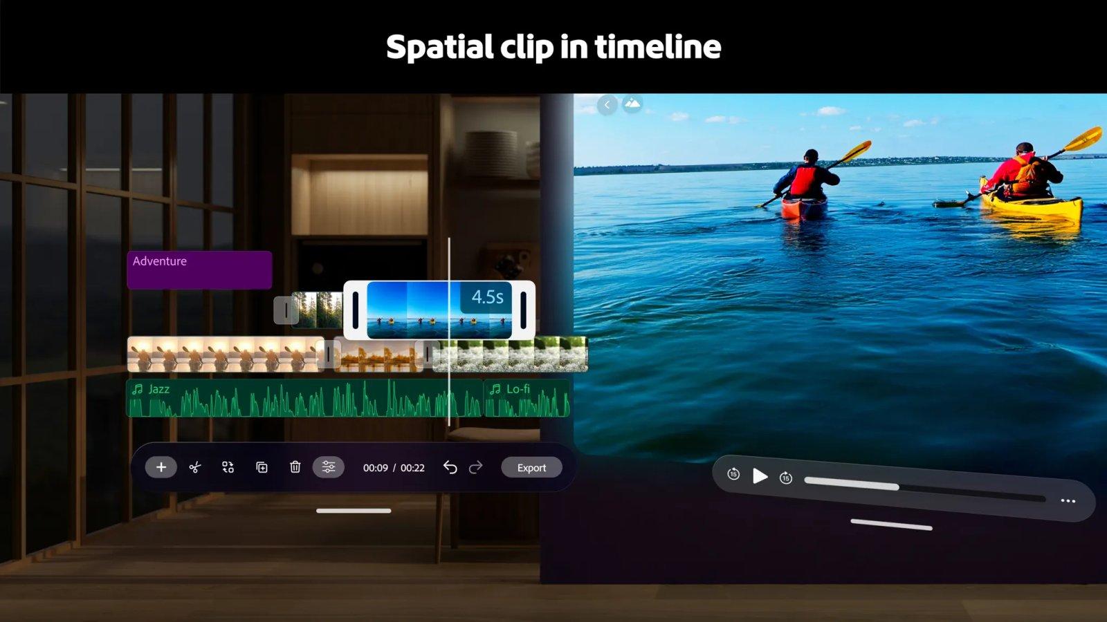 Adobe Premiere arrive sur Apple Vision Pro pour éditer des vidéos spatiales