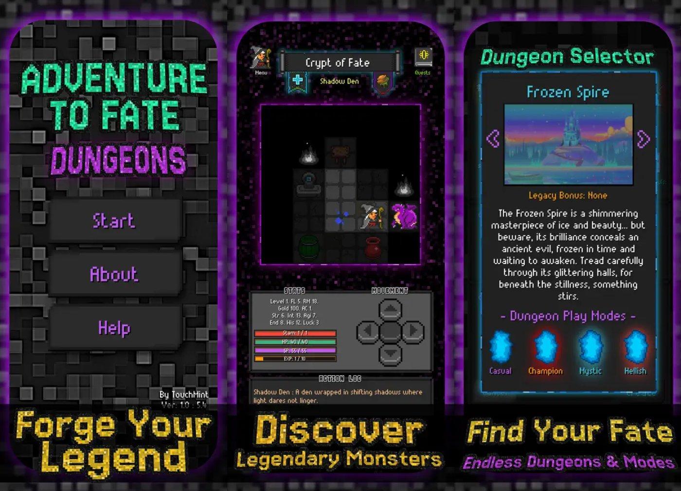 adventure to fate dungeons capture jeu ipa iphone