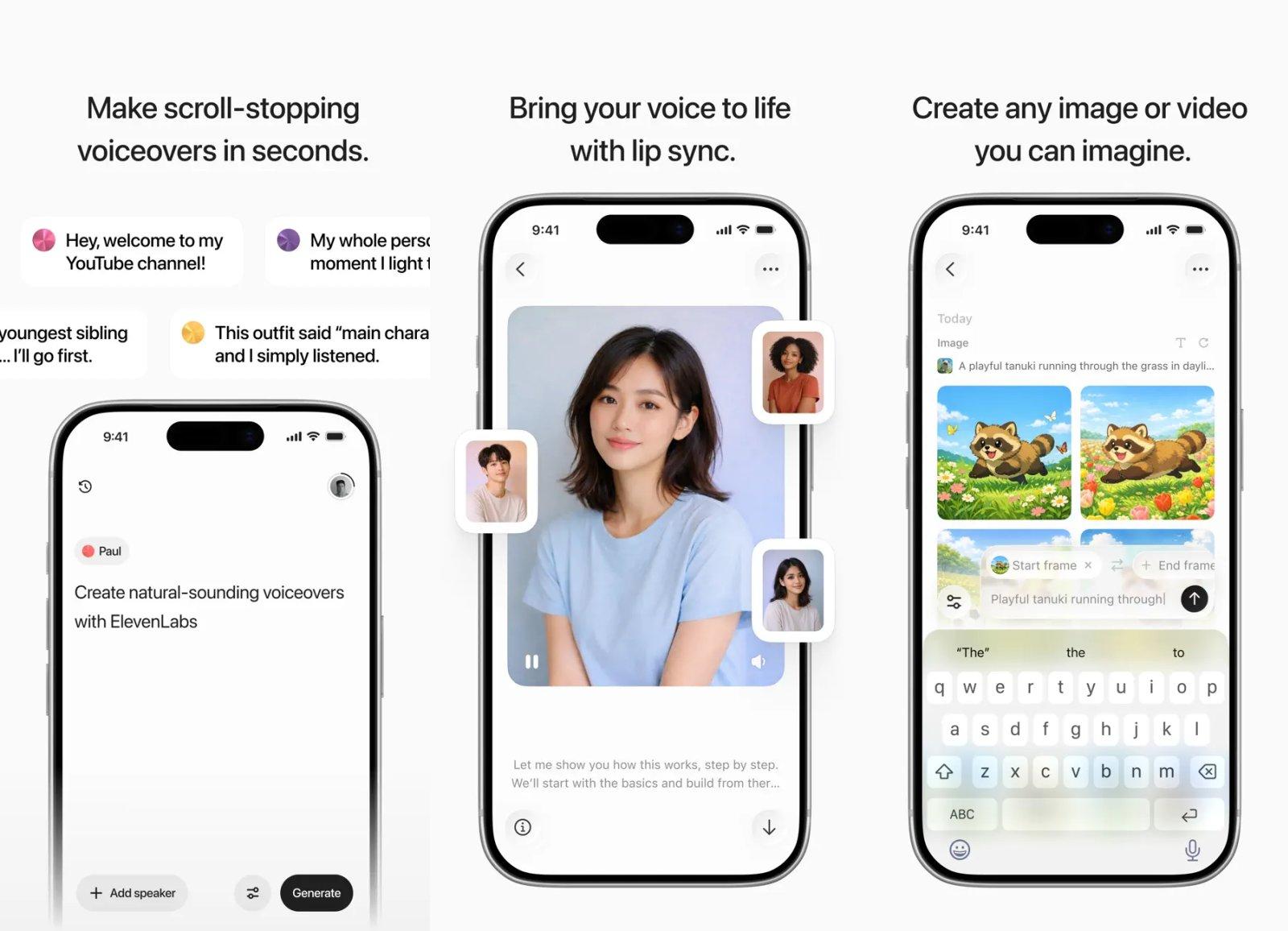 elevenlabs ai voice generator capture app ipa iphone