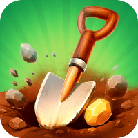 a game about digging a hole TM icon