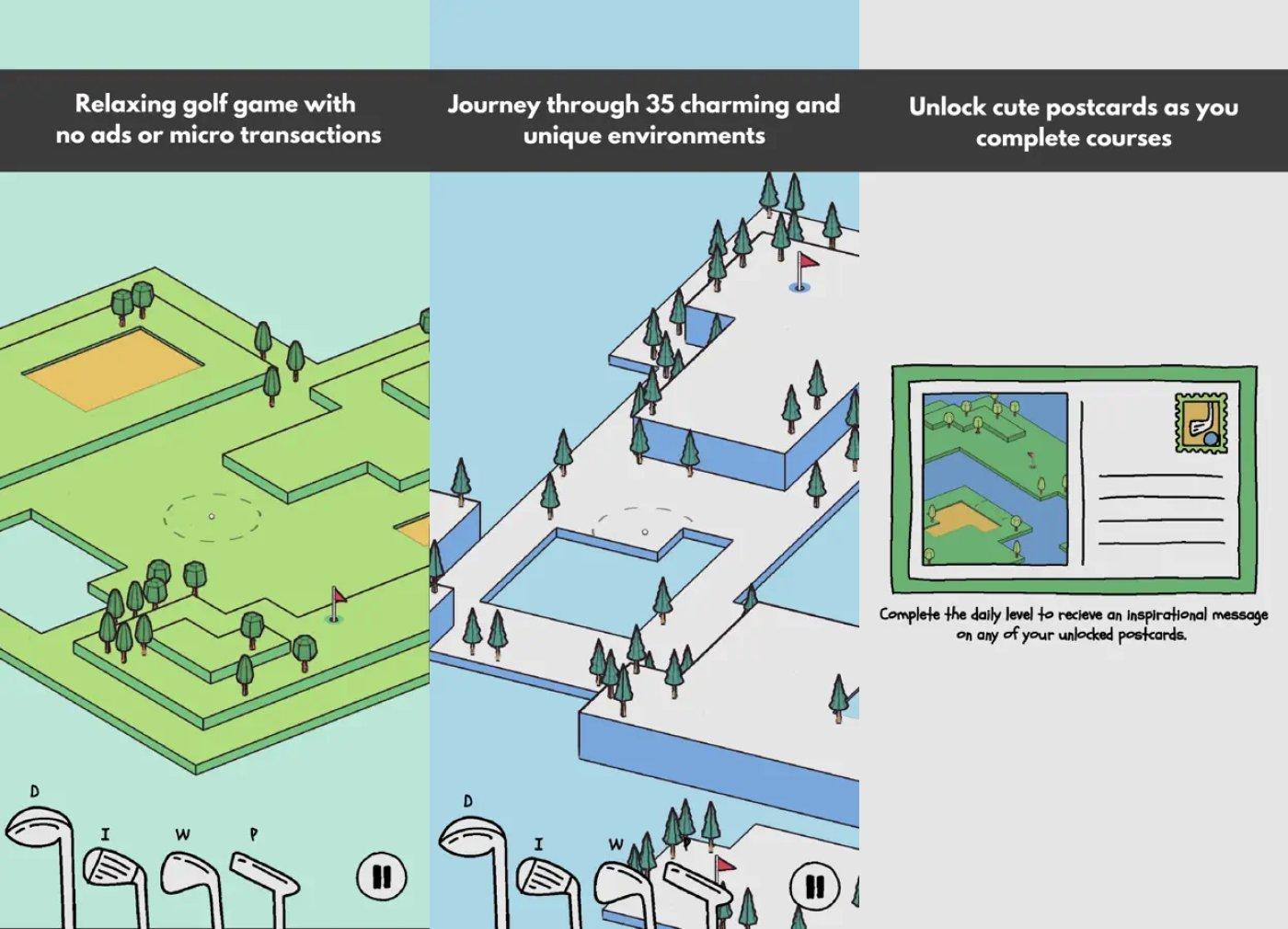 Cozy Golf : le jeu de golf qui vous invite à souffler enfin