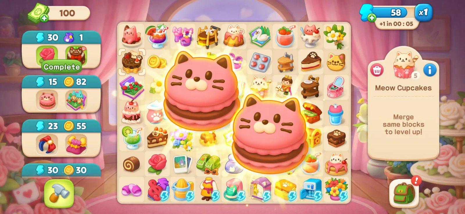 merge cats catopia puzzle capture jeu ipa iphone