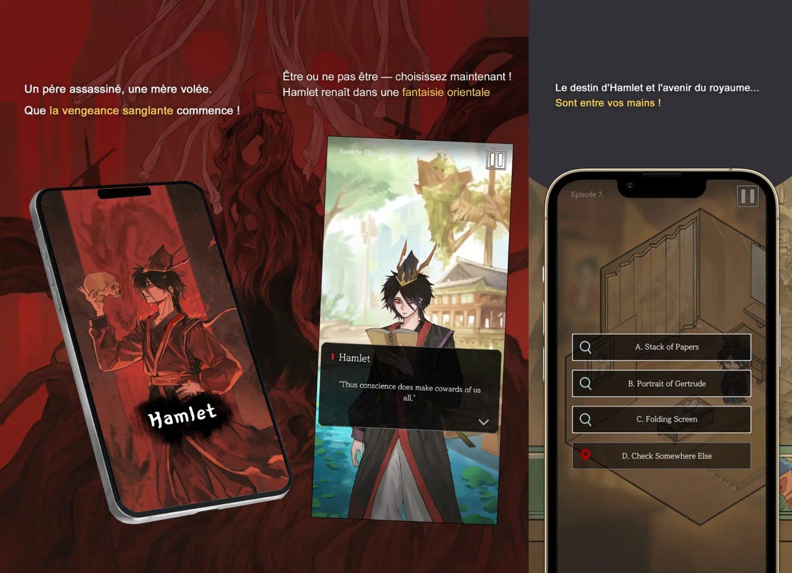 Le jeu Hamlet : Prince de l’Orient est disponible sur mobile