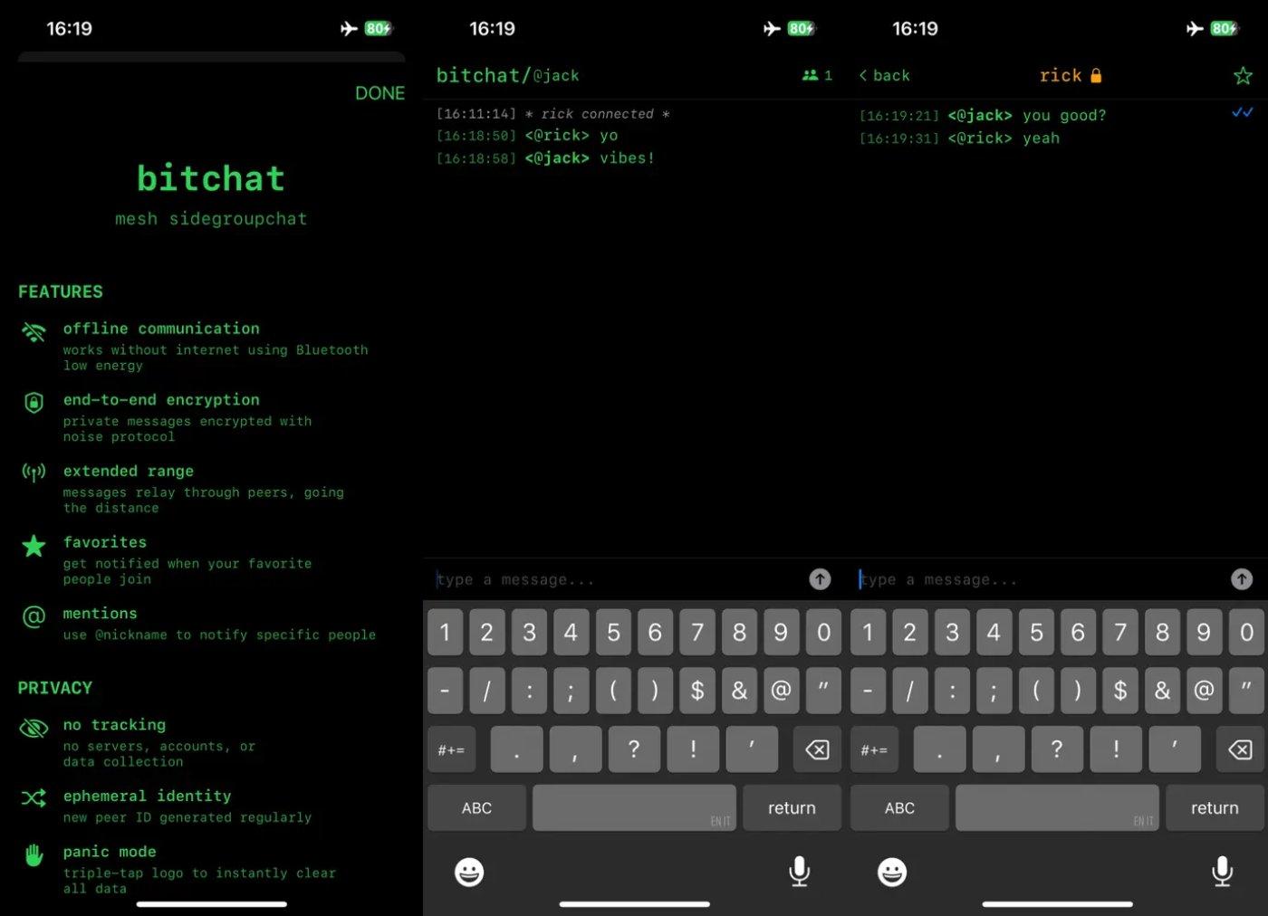 bitchat mesh capture app ipa iphone
