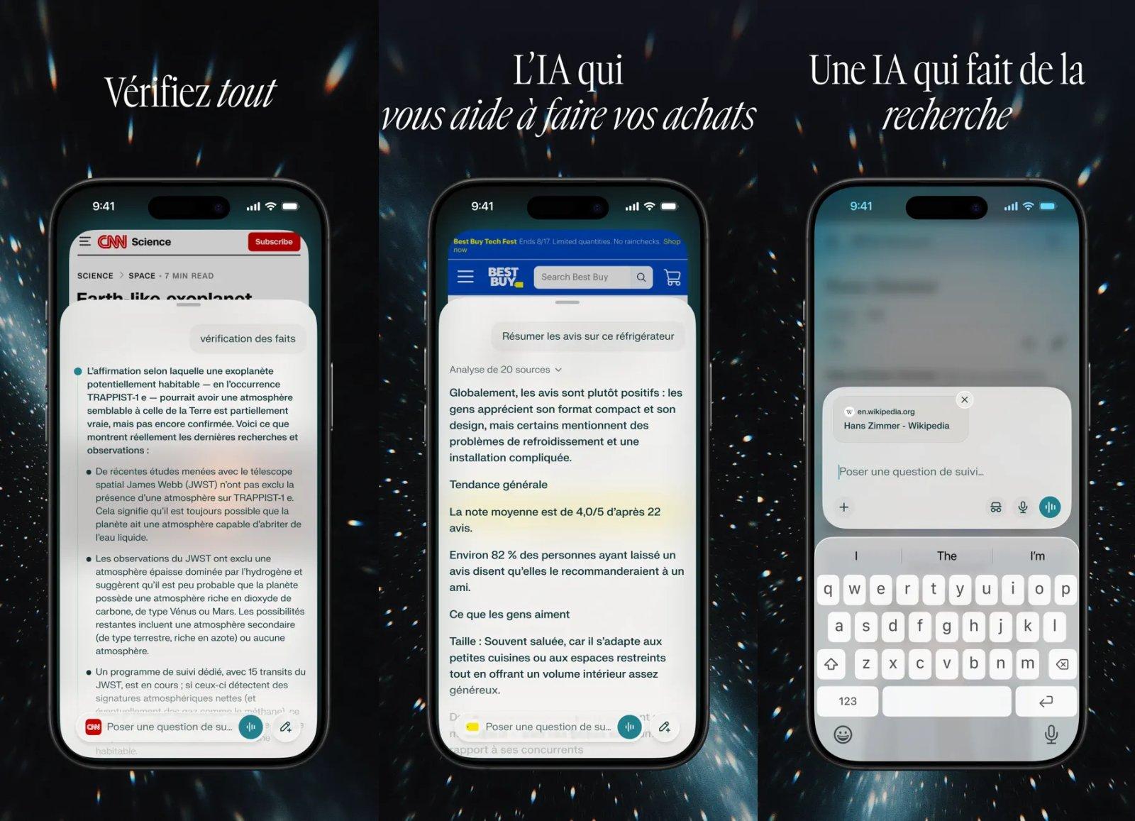 Comet : le navigateur IA de Perplexity est disponible sur iPhone