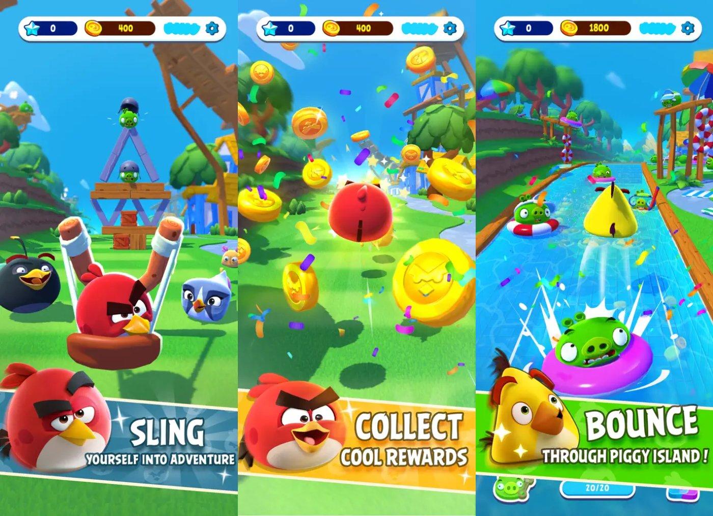 angry birds rush capture jeu ipa iphone