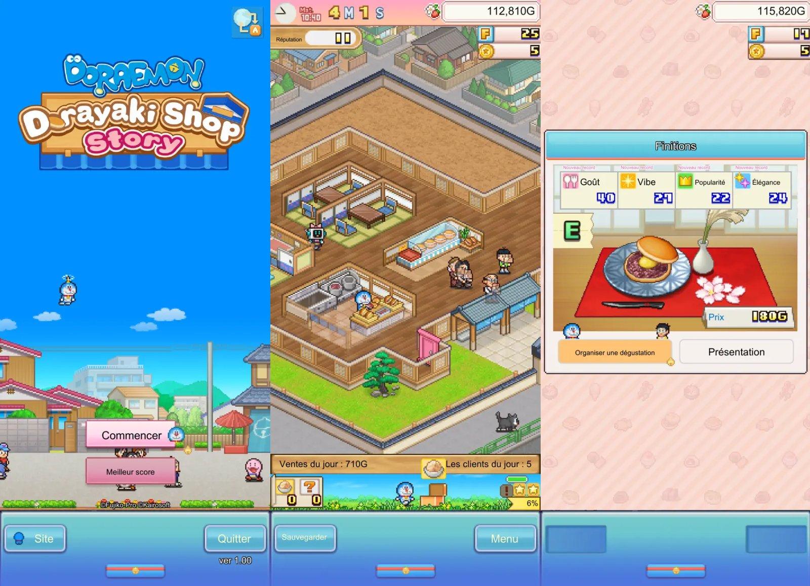 doraemon dorayaki shop story capture jeu ipa iphone