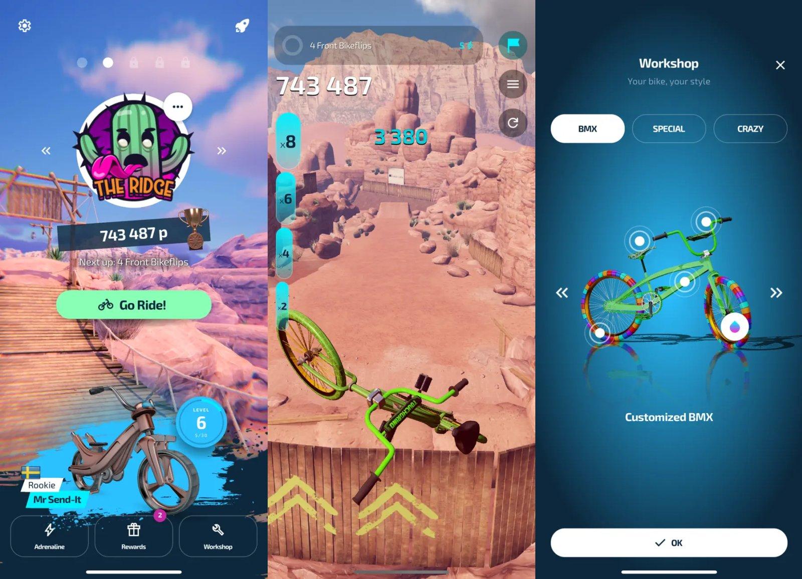 touchgrind bmx 2 capture jeu ipa iphone ipad