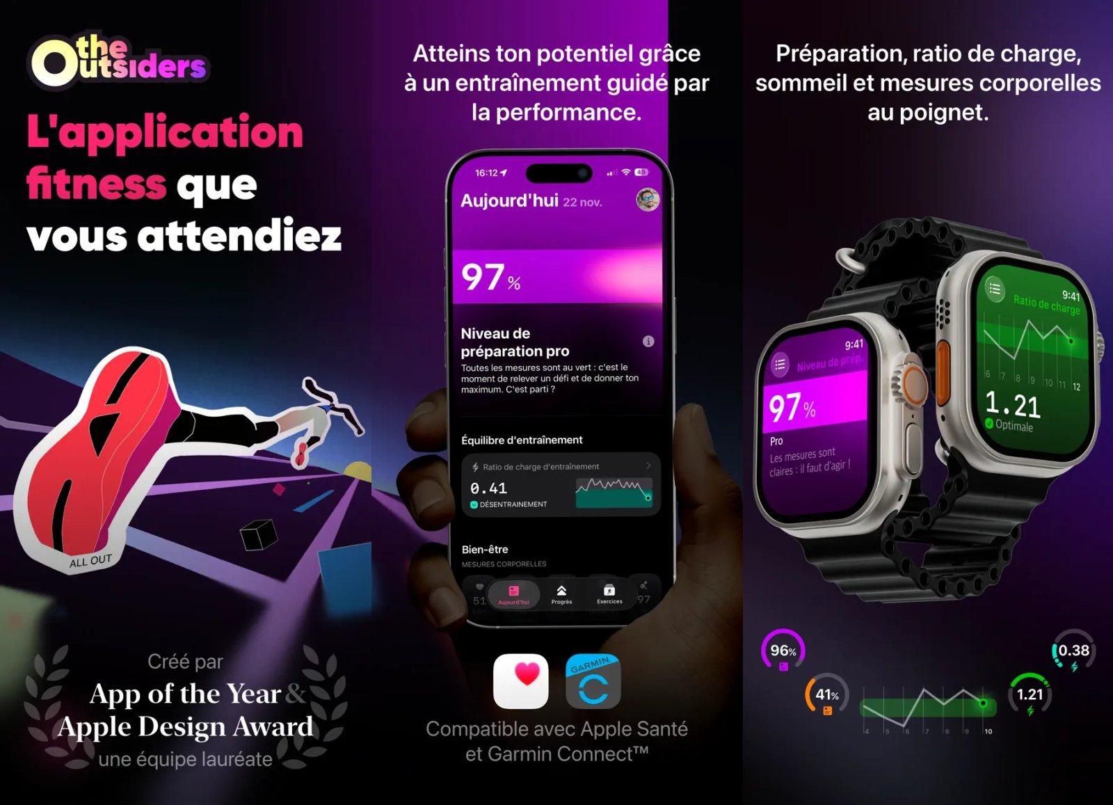 the outsiders suivi d activite capture app ipa iphone
