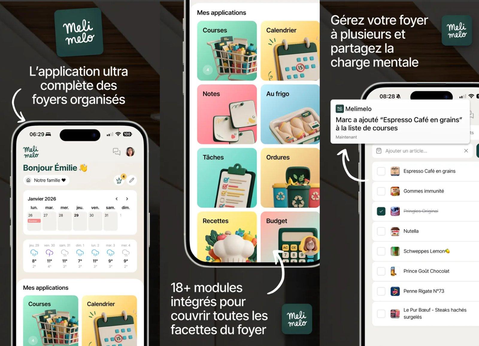 melimelo gestion de foyer capture app ipa iphone