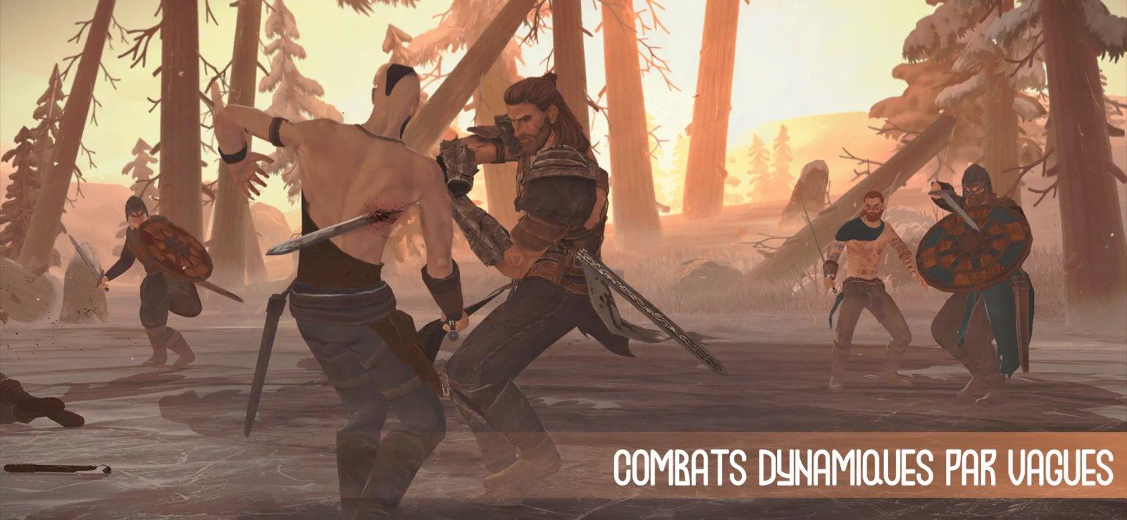 Glory Ages - Vikings : un jeu de combat violent mais tactique débarque sur iOS