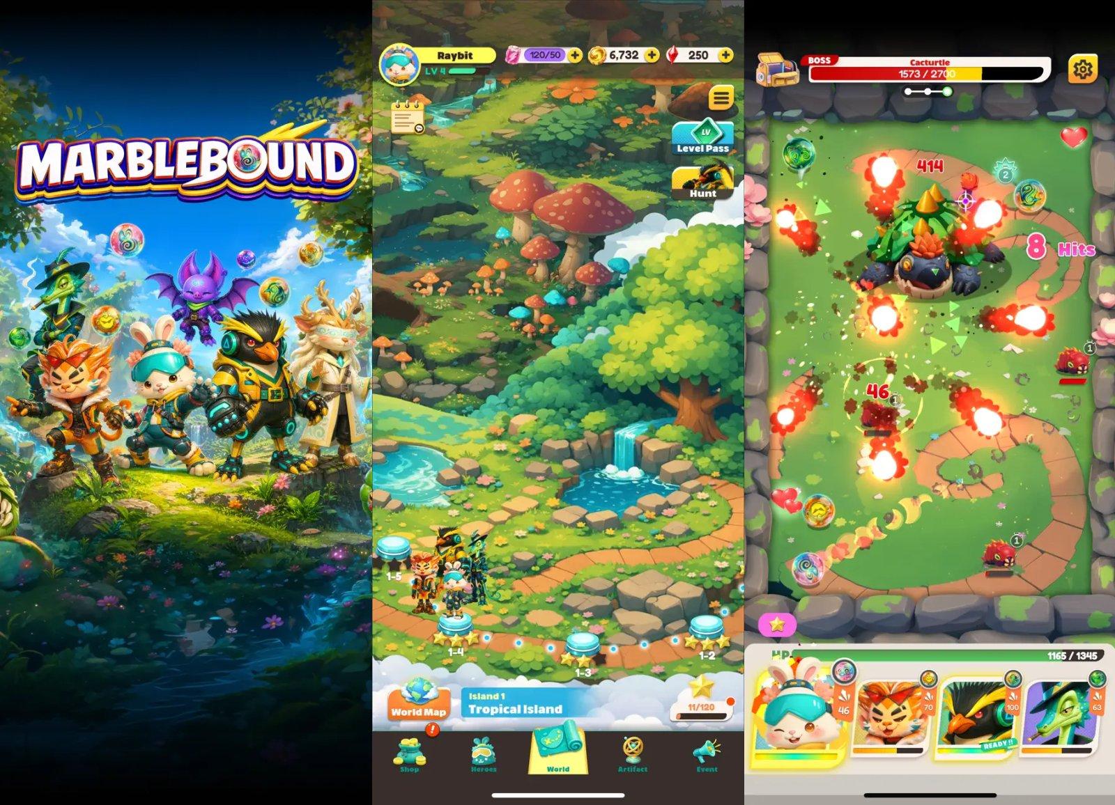 marblebound capture jeu ipa iphone ipad