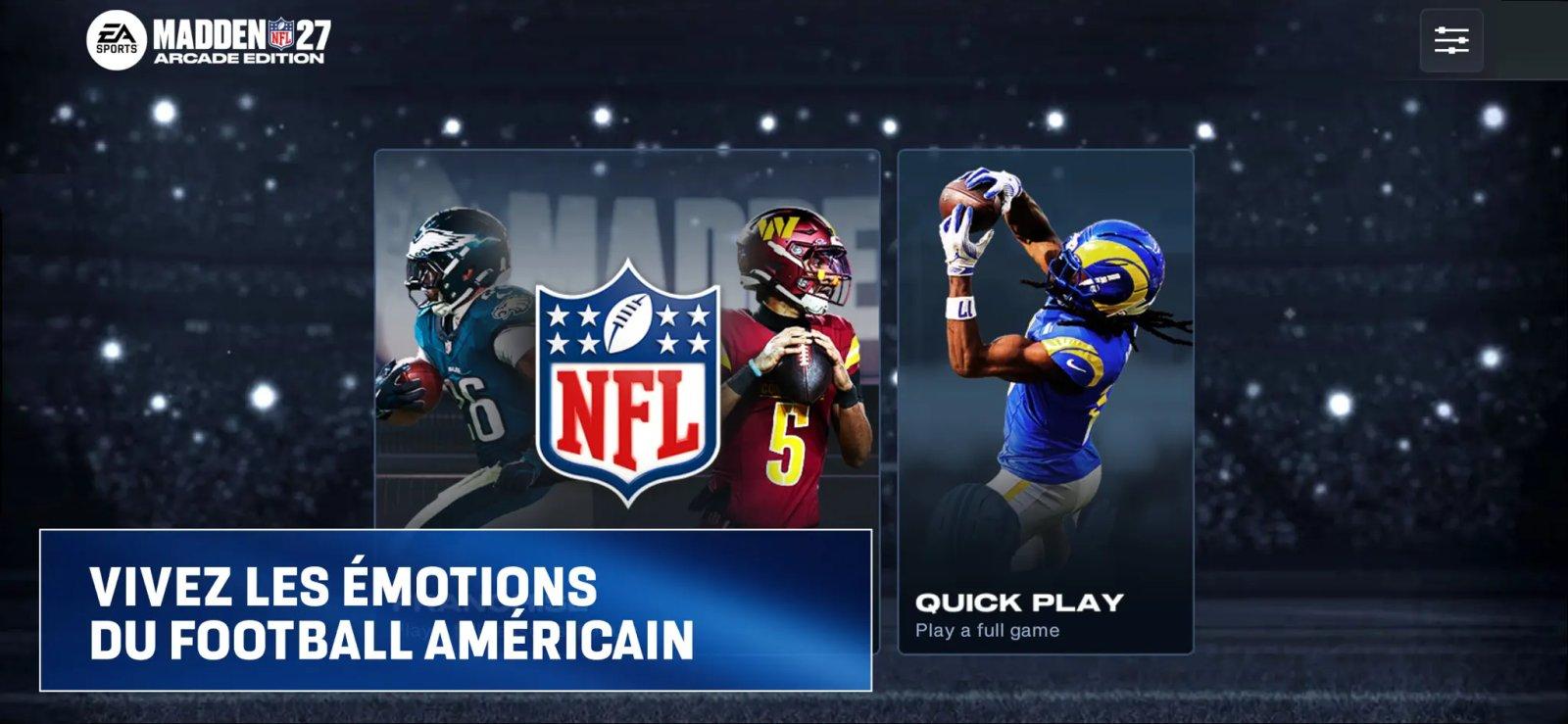 madden nfl 27 arcade edition capture jeu ipa iphone ipad